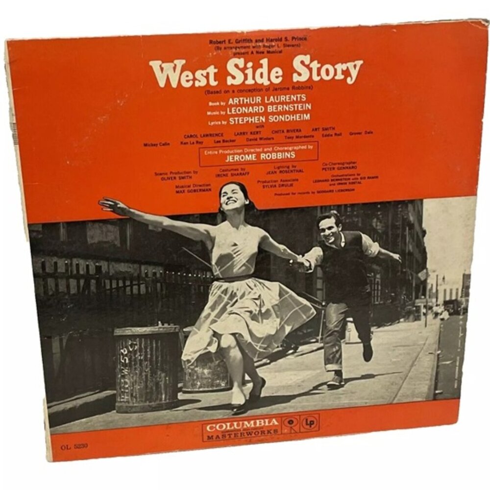 West Side Story (Vinyl, 1957) Columbia Masterworks OL 5230 VG Album Record LP